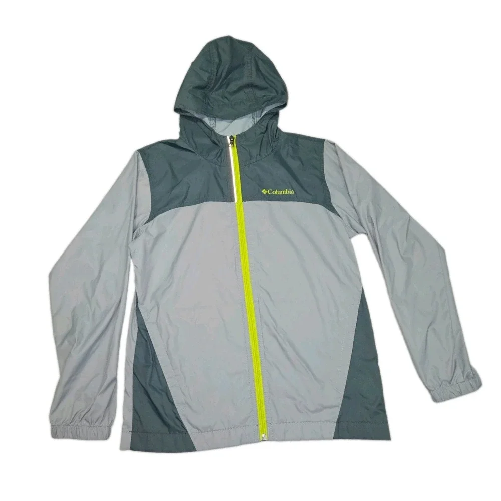 Columbia Sportswear Company Youth Windbreaker Jacket Gray Size M (10/12)